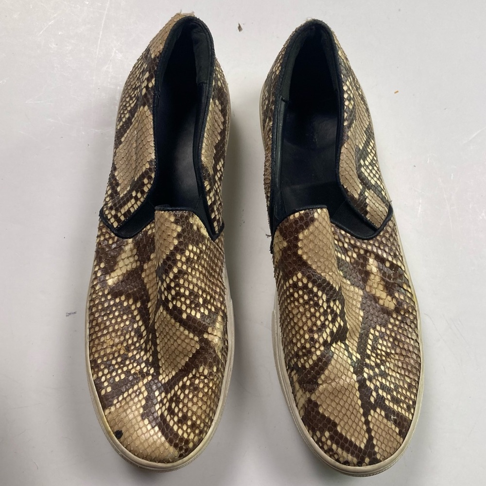 Celine Python Snakeskin Animal Print Platform Sne… - image 2